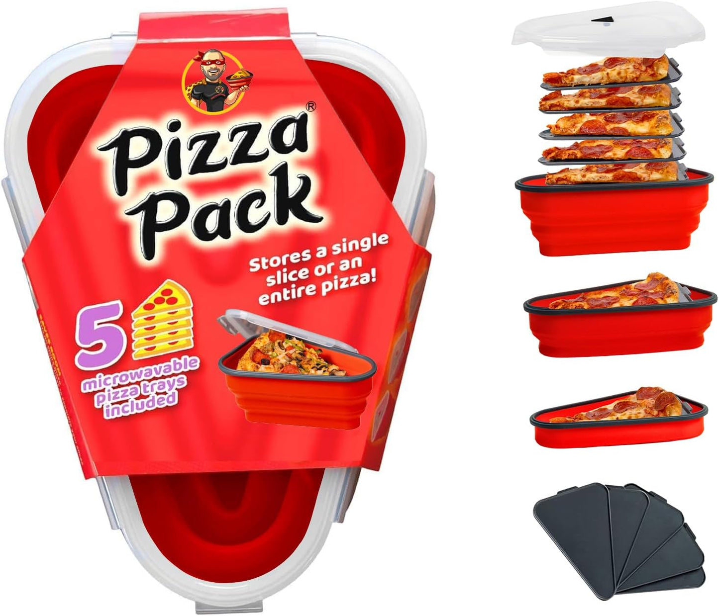 The Perfect Pizza Pack™ -  Pizza Storage Container