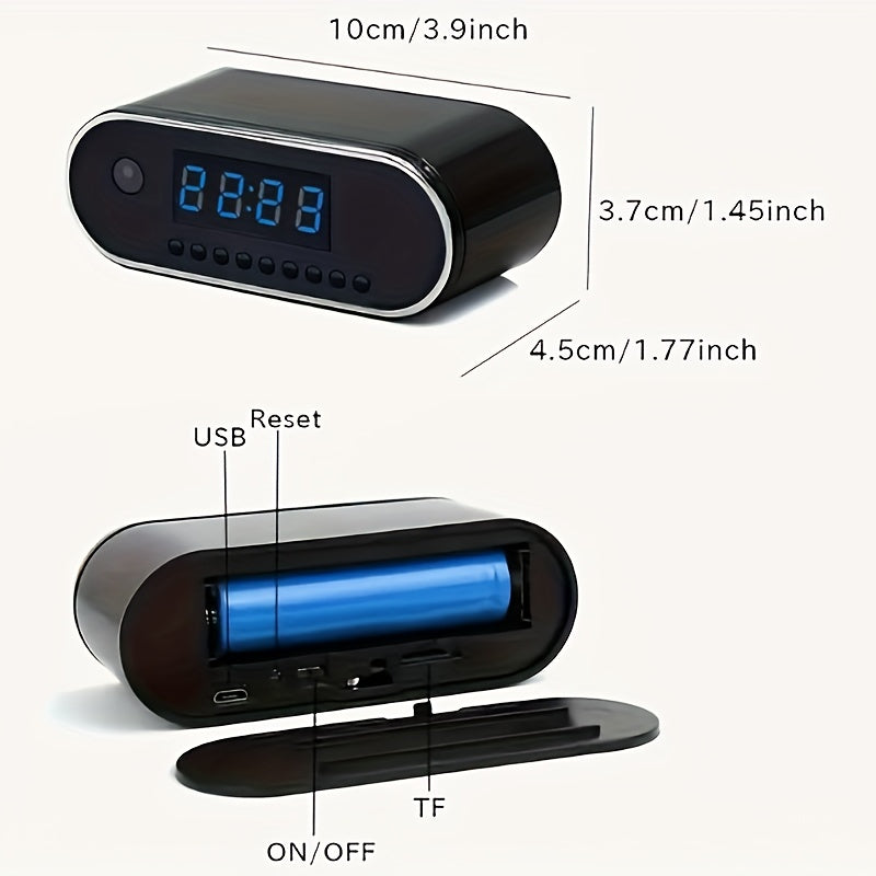 Hidden HD 1080P Camera Clock