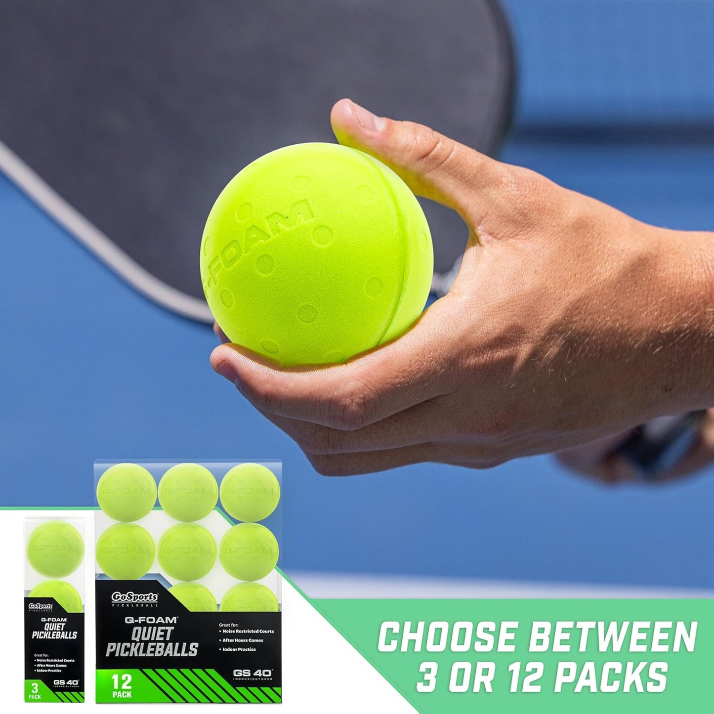 GoSports Q-Foam Pickleballs