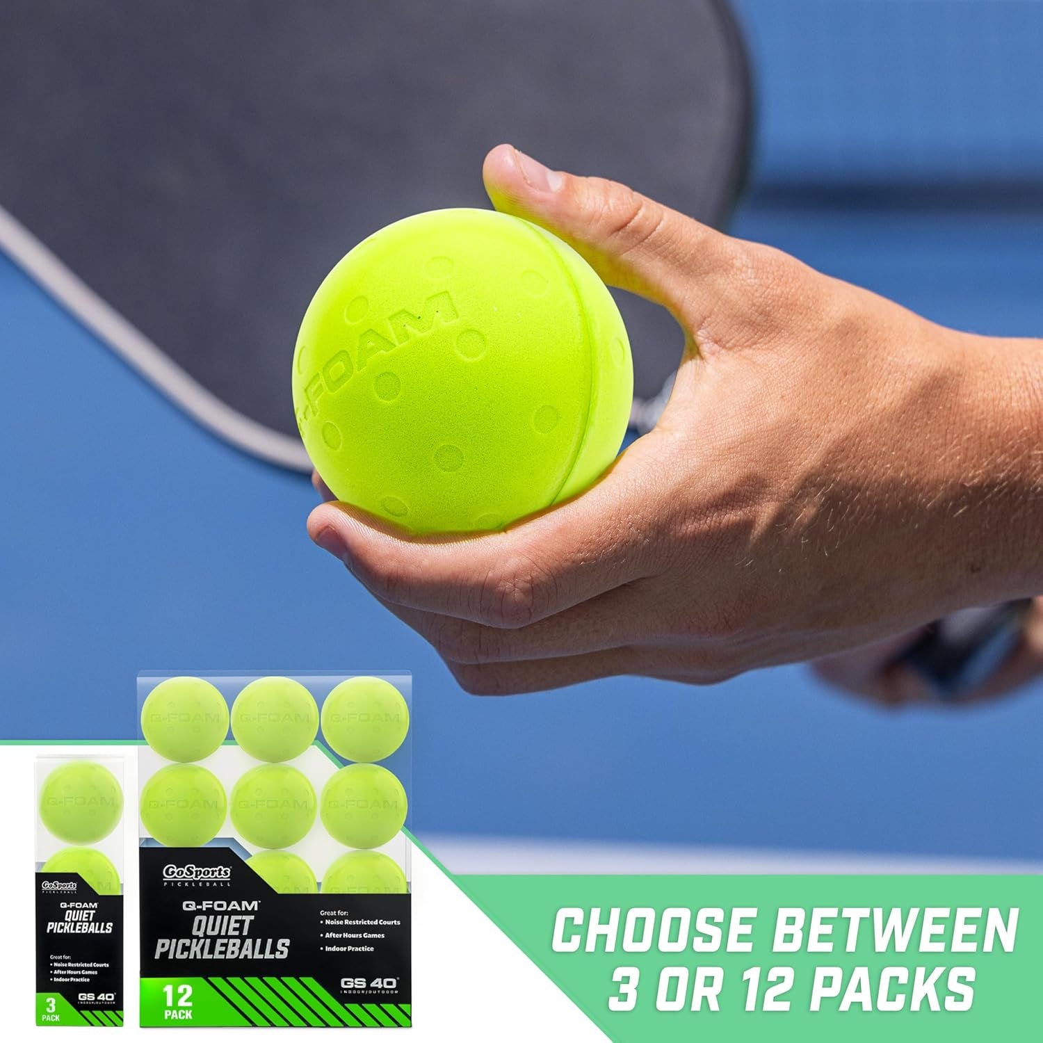 GoSports Q-Foam Pickleballs