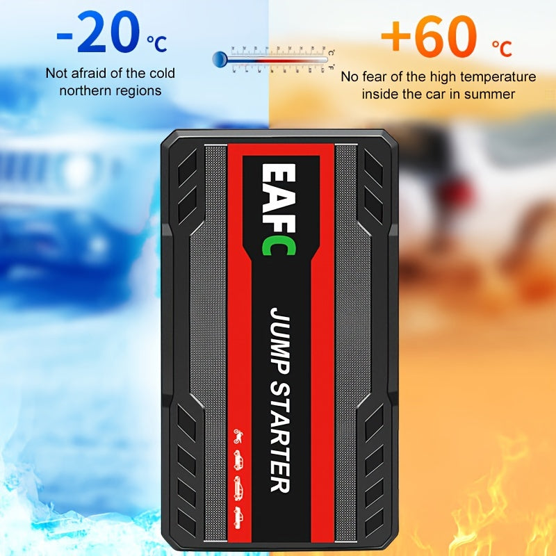 Portable Car Jump Starter With LED