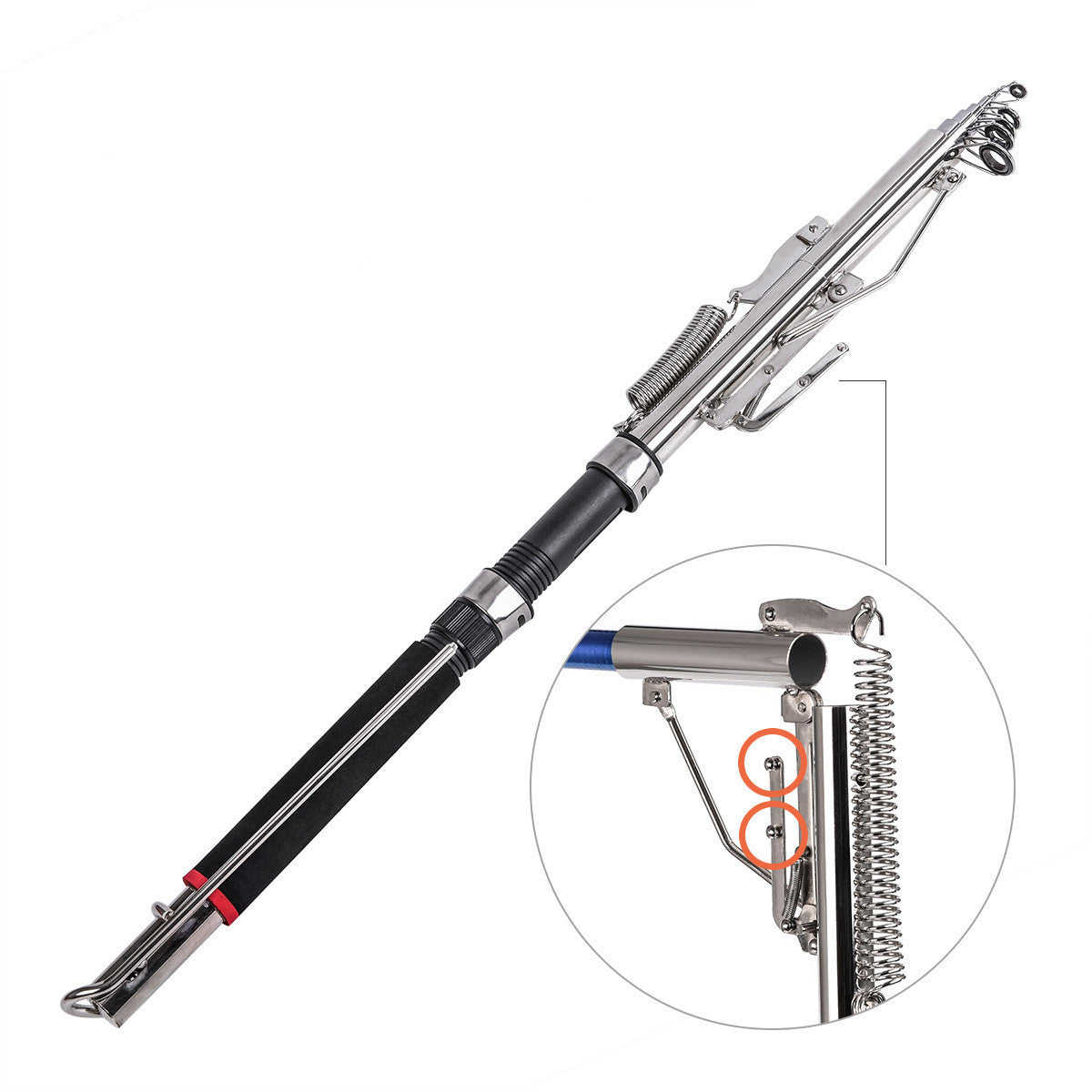 Self-Lifting Fishing Rod with Automatic Casting