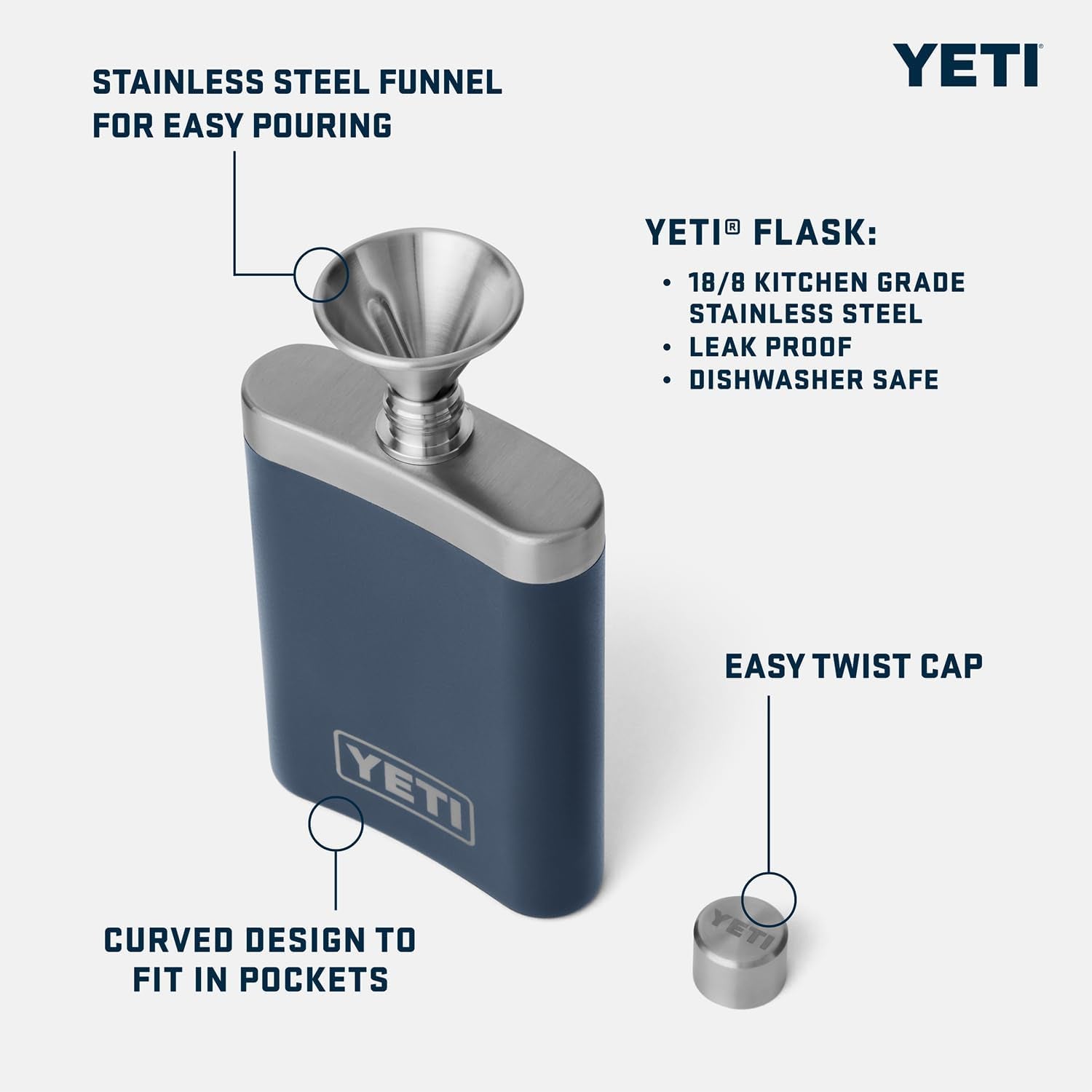 YETI 7Oz Flask and Funnel