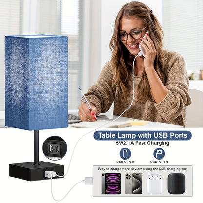 Dimmable 3-way Bedside Touch Lamps