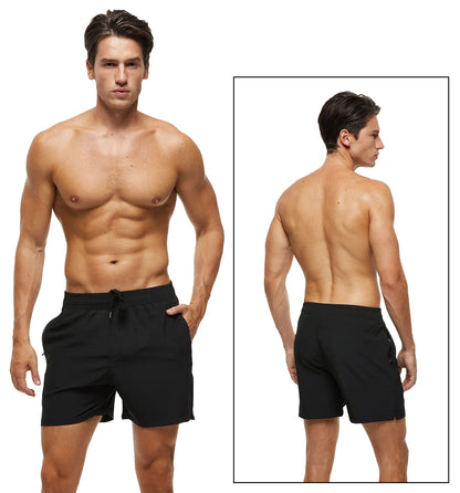 Men's Swim Trunks with Zipper Pockets