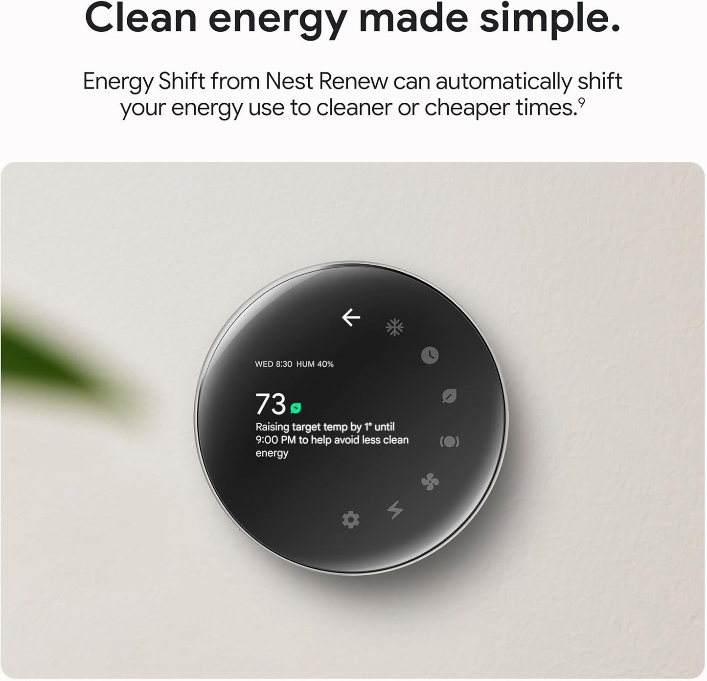 GOOGLE 4th-Gen Learning Thermostat