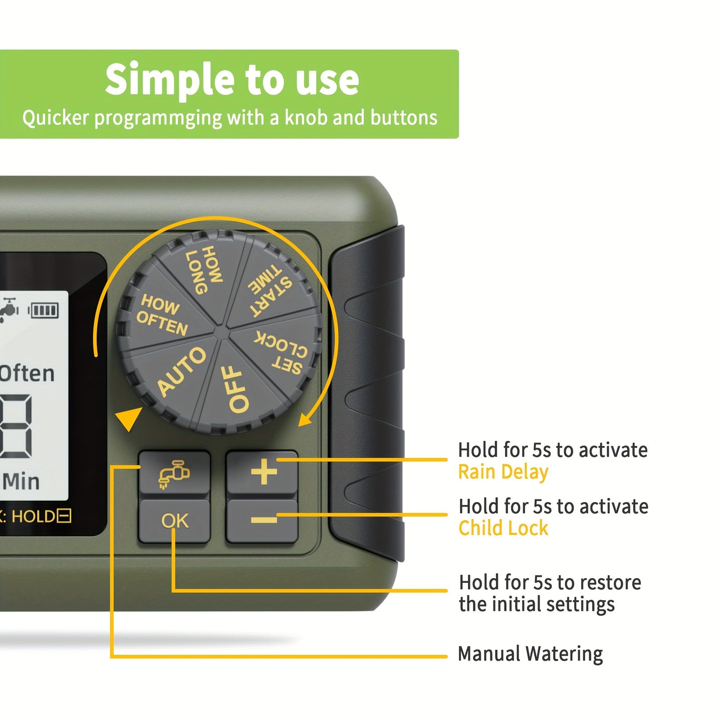 DIIVOO Sprinkler Timer System