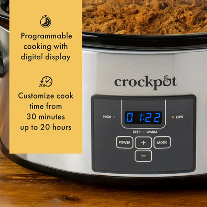 6qt Crockpot Slow Cooker