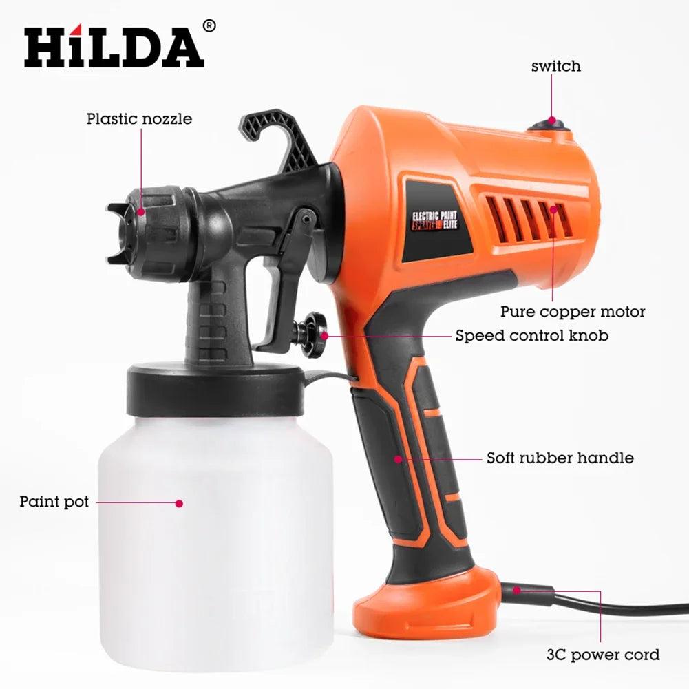 HILDA High-Power Paint Sprayer Gun