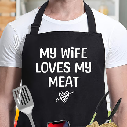 "My Wife Loves My Meat" BBQ Apron