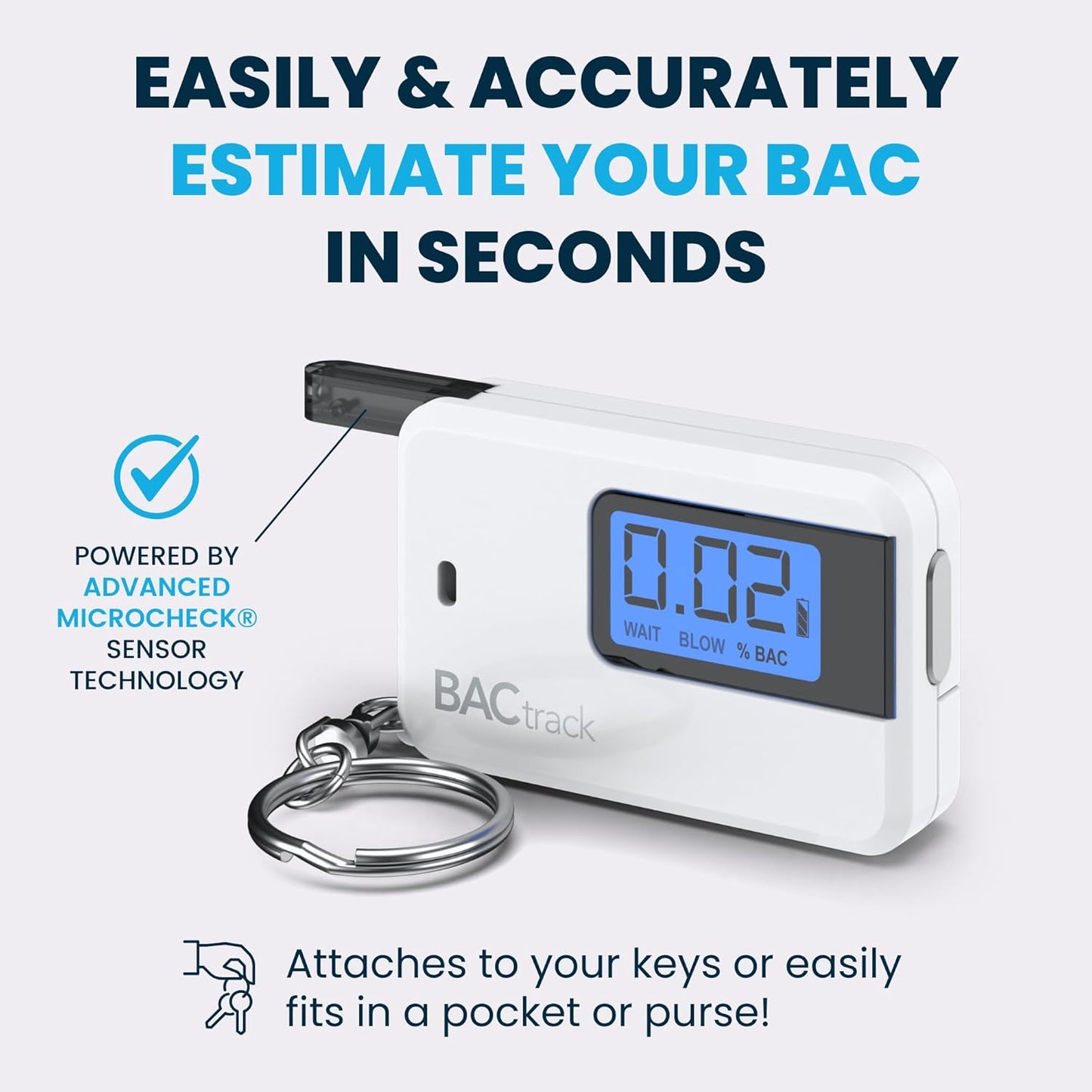 BACTRACK Pocket Keychain Breathalyzer