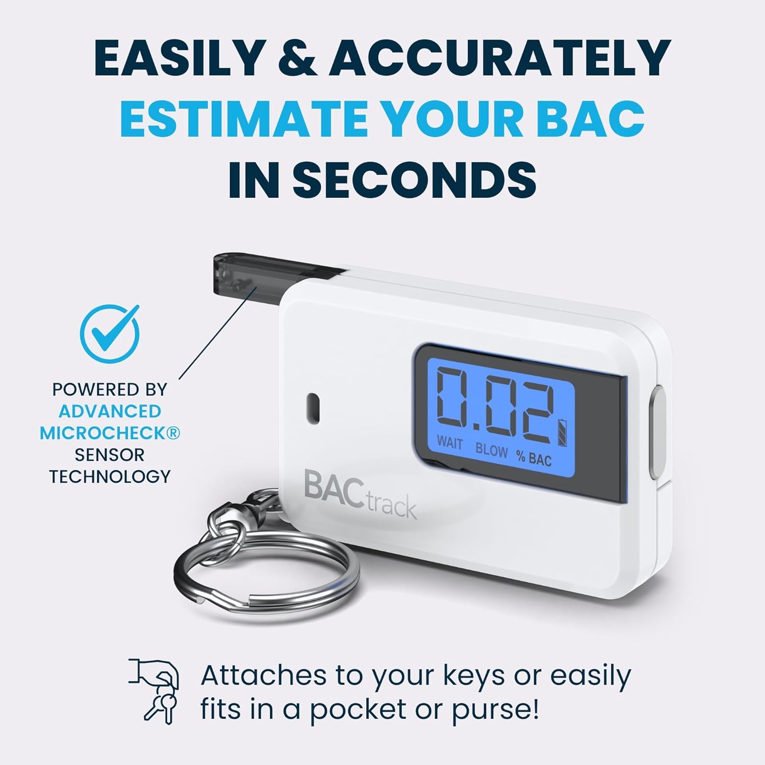 BACTRACK Pocket Keychain Breathalyzer