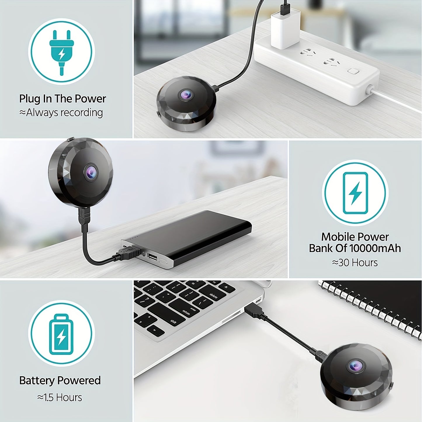 Wireless Mini WiFi Security Camera with Night Vision