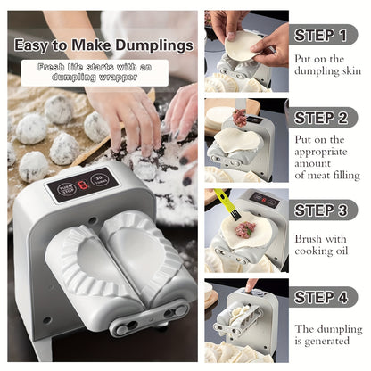 Dumpling Maker Machine with Spoon and Brush