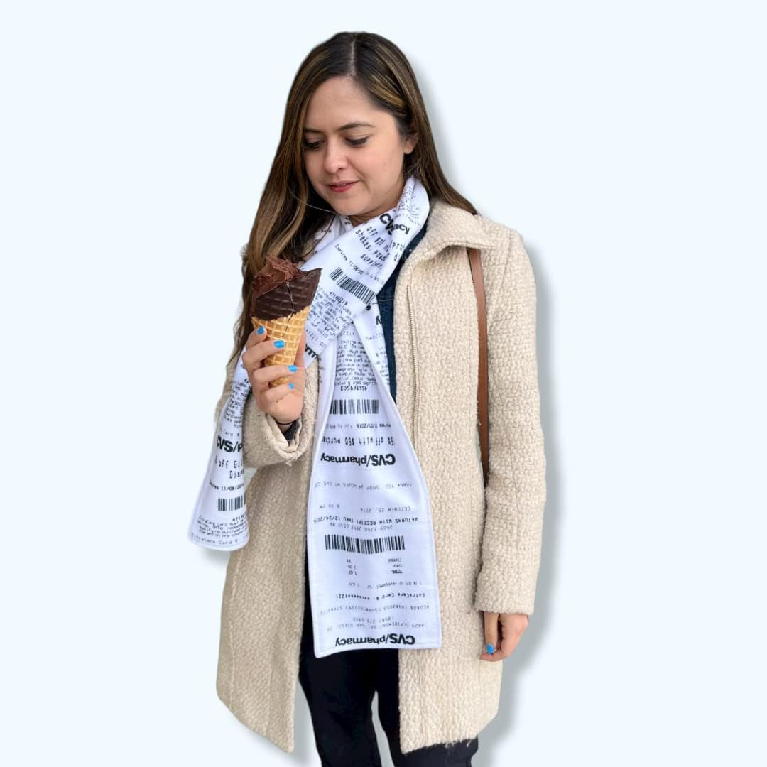 CVS Receipt Scarf for Women