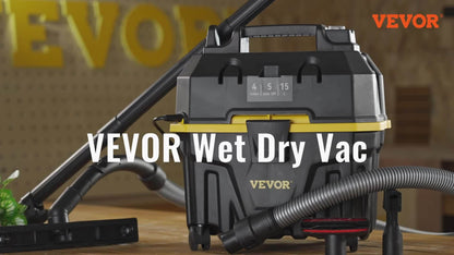 VEVOR 2.6 Gallon Wet-Dry Vac