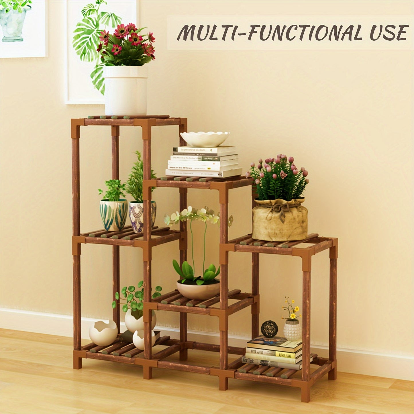 3-Tier Wooden Plant Stand