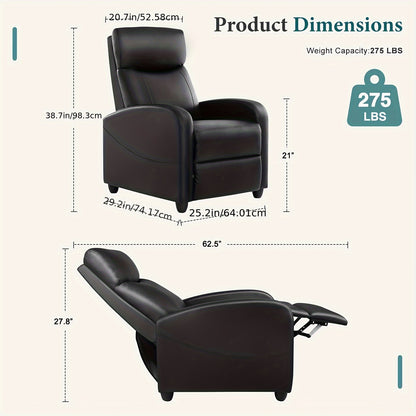 OLIXIS Luxury Leather Recliner