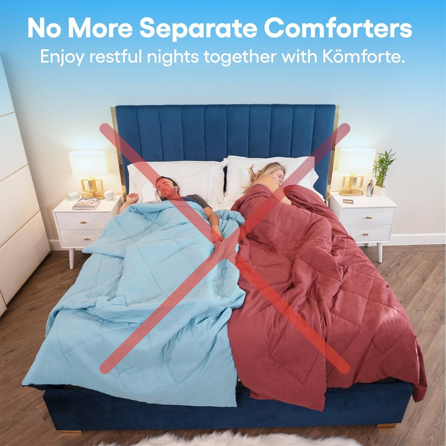 Sömn Microfiber Dual Zone Comforter