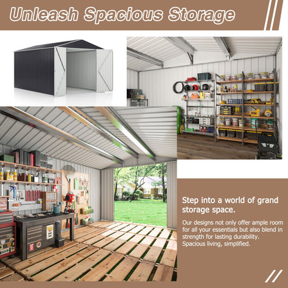 Polar Aurora Outdoor Storage Shed