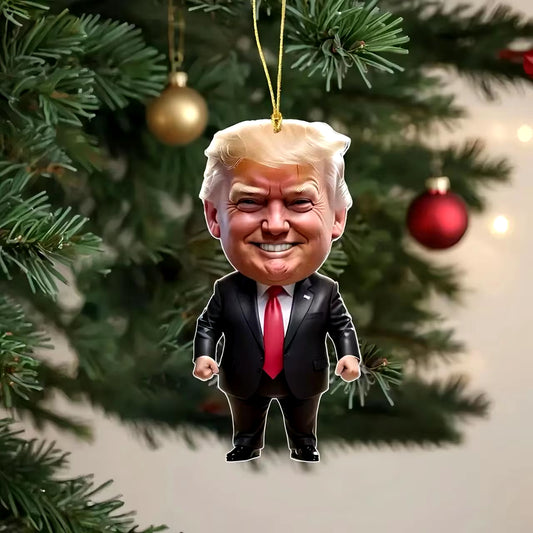 1pc Trump-inspired Acrylic  Hanging Ornament