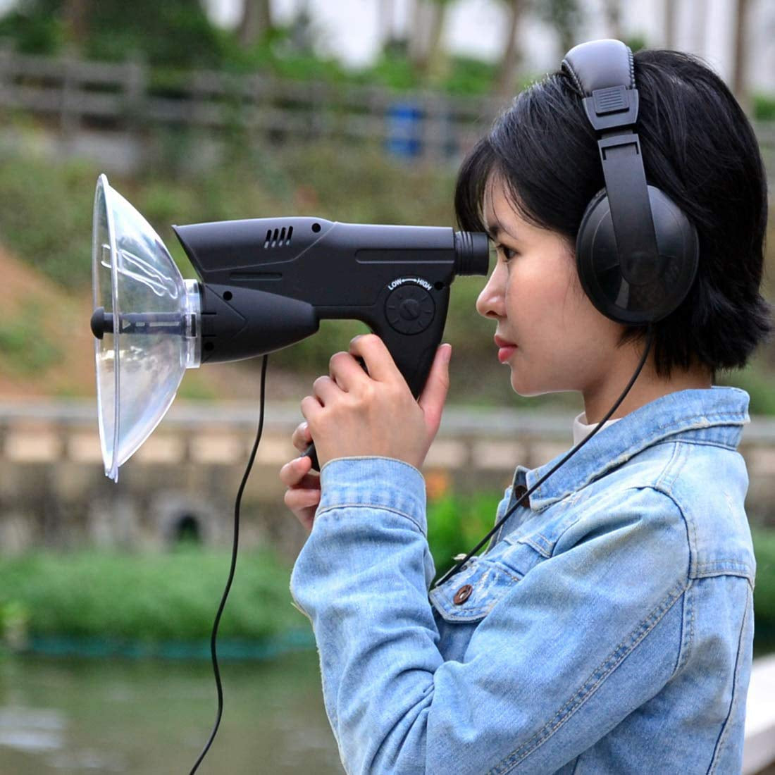 Bionic Ear Listening Device with Headphones