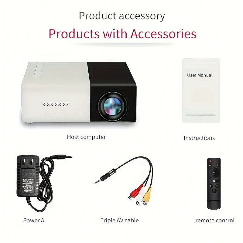 HD Mini-Projector 3000 Lumens