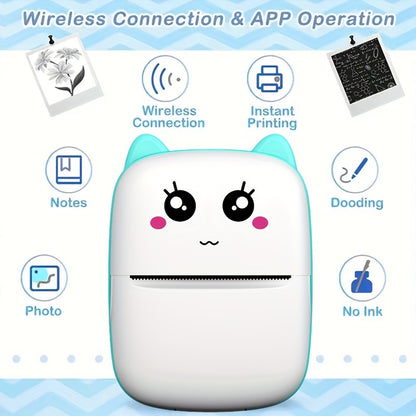 Wireless Mini Printer for iPhone & Android