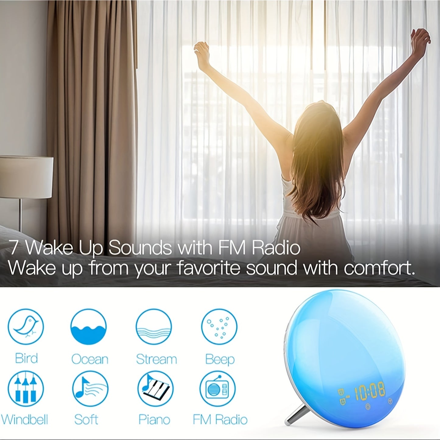 DEKALA Smart Sunrise Alarm Clock