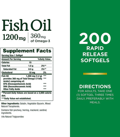 Nature's Bounty Fish Oil Gel-Tabs