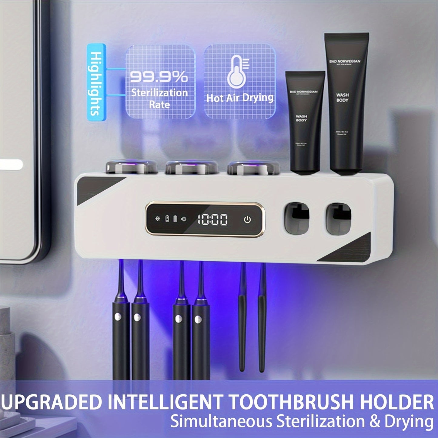 USB Smart Toothbrush Sanitizer