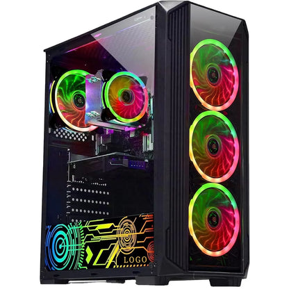 High-Performance Intel i7 Gaming PC with RGB Lighting