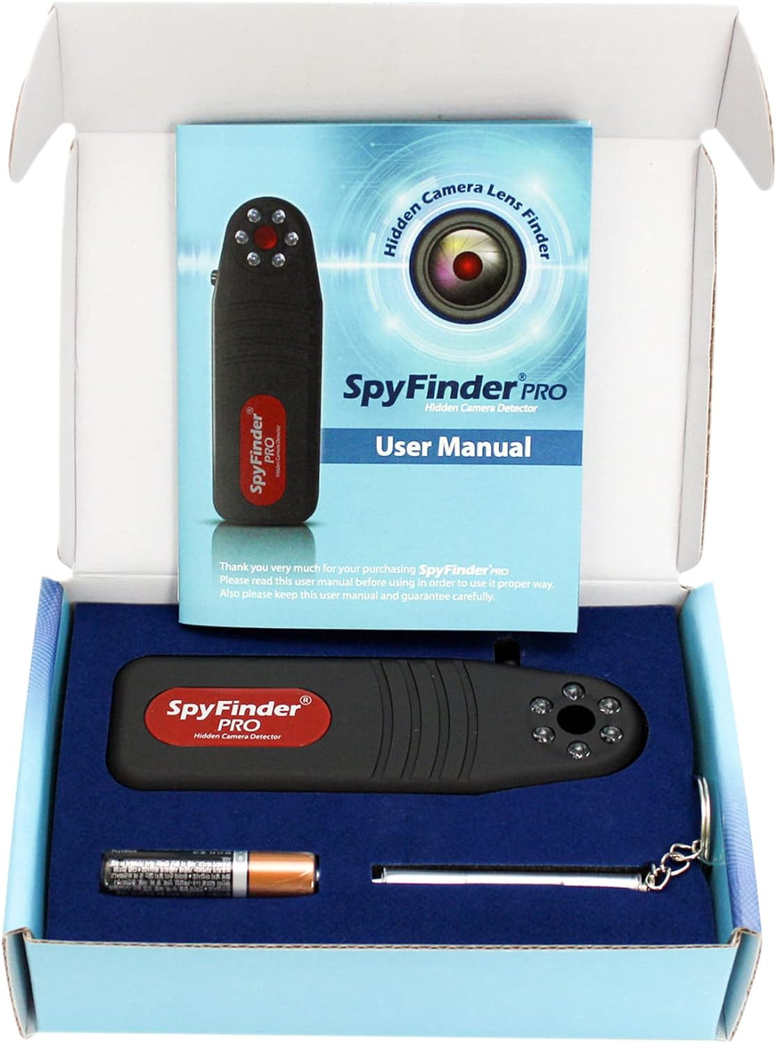 SpyFinder PRO Portable Hidden Camera Detector