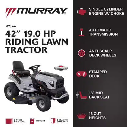 MURRAY MT200 42" Tractor Mower