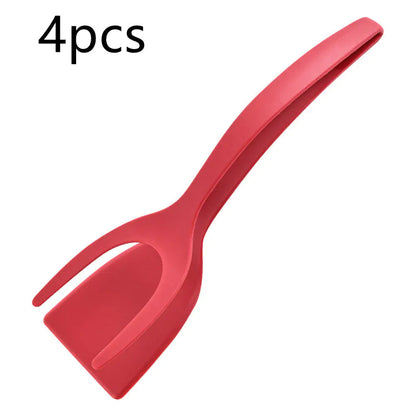 Grip And Flip 2-in-1 Tongs Egg Spatula