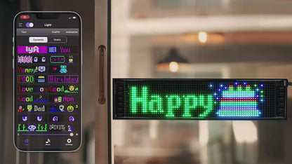 Customizable Wireless LED Scrolling Sign