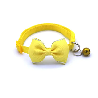 Cat Bow and Bell Pet Collar