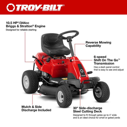 30" HP Briggs & Stratton Riding Mower