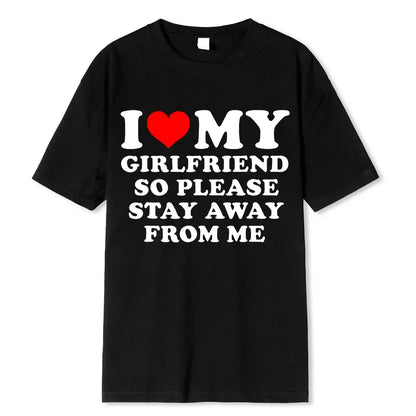 Couples T-Shirt: I Love My Boyfriend/Girlfriend