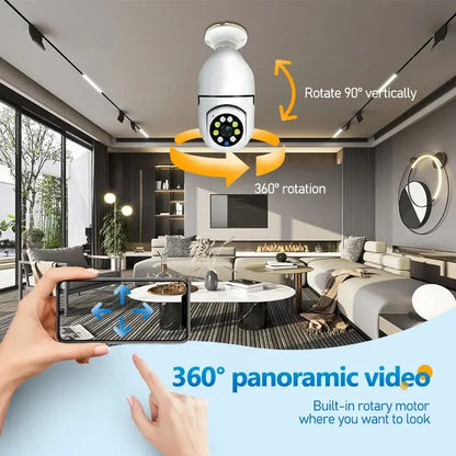 5G Bulb E27 Surveillance Camera